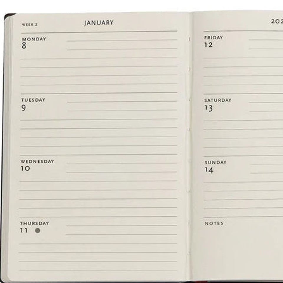Paperblanks 18 months diary midi hardcover Celestial Magic 2025-2026